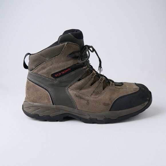 Red Wing TruHiker 3561 Men's Size 13D‎ Hiking Boots Brown Suede Waterproof Boots - Picture 10 of 14